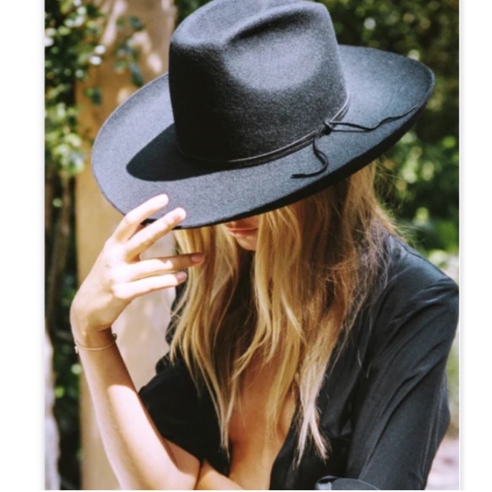 NWOT Lack of Color Goldfinger Wool Black Hat